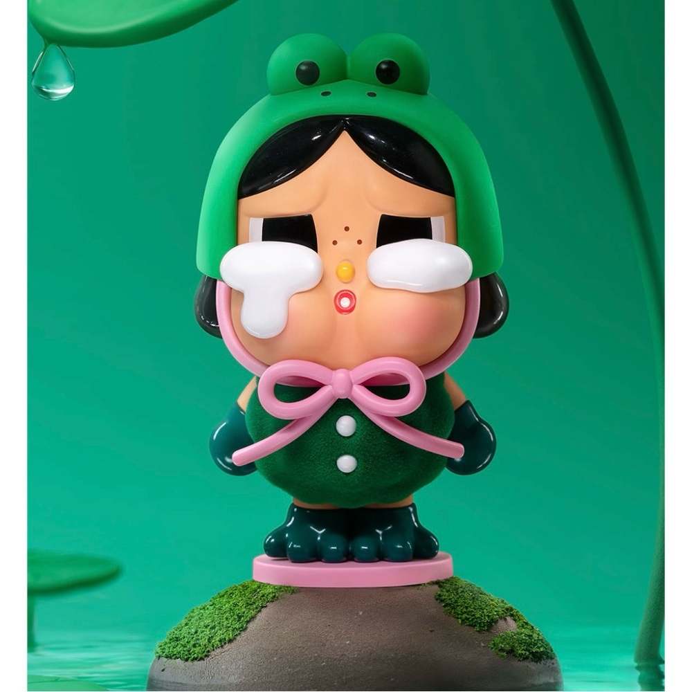 Crybaby Crying Again What a Frog Figurine
